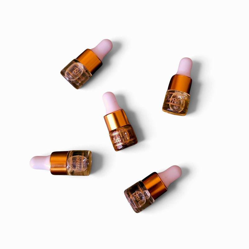 Sealed Aromas Perfume Oil Sample Set, 5 x 1ml